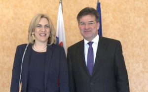 Цвијановићевa са шефом словачке дипломатије Лајчаком o европском путу БиХ