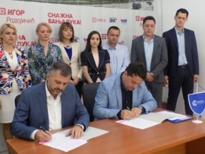 Радојичић и Стевандић потписали Споразум о подршци градоначелничкој кандидатури